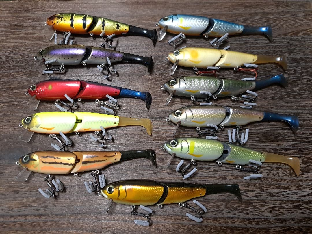 希少　未使用　エバーグリーン　ティンバーフラッシュJr　11本11色まとめて