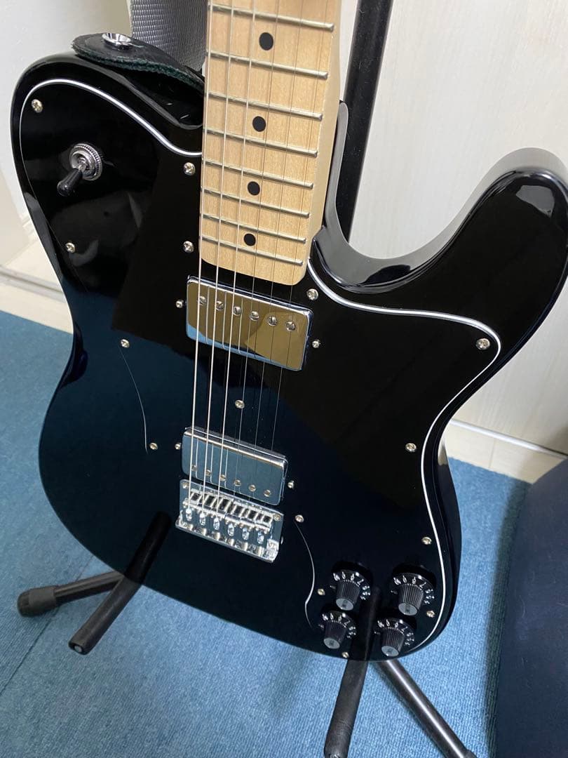 スクワイア　テレキャスターデラックス　ブラック エレキギター