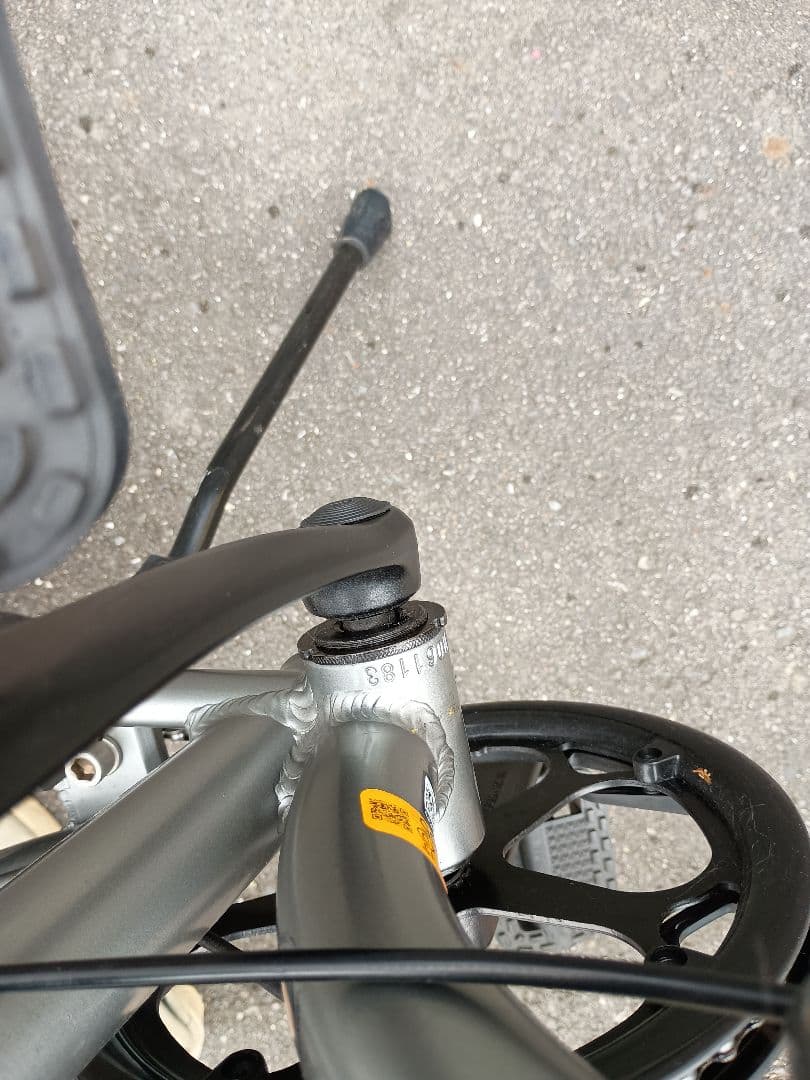 折り畳み自転車tern LINK A7 シルバー2022年 美品 東京引取り希望