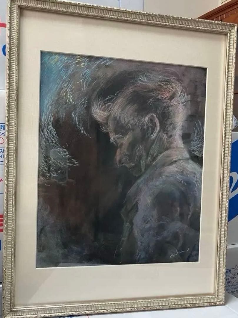 三々サイズソフトパステル水彩画絵画アートインテリア