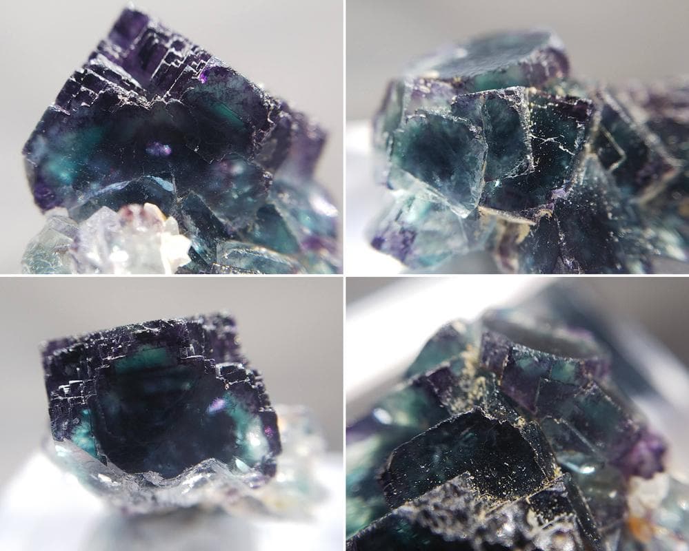 516 オコルス鉱山 フローライト ブルーグリーン パープル 蛍石