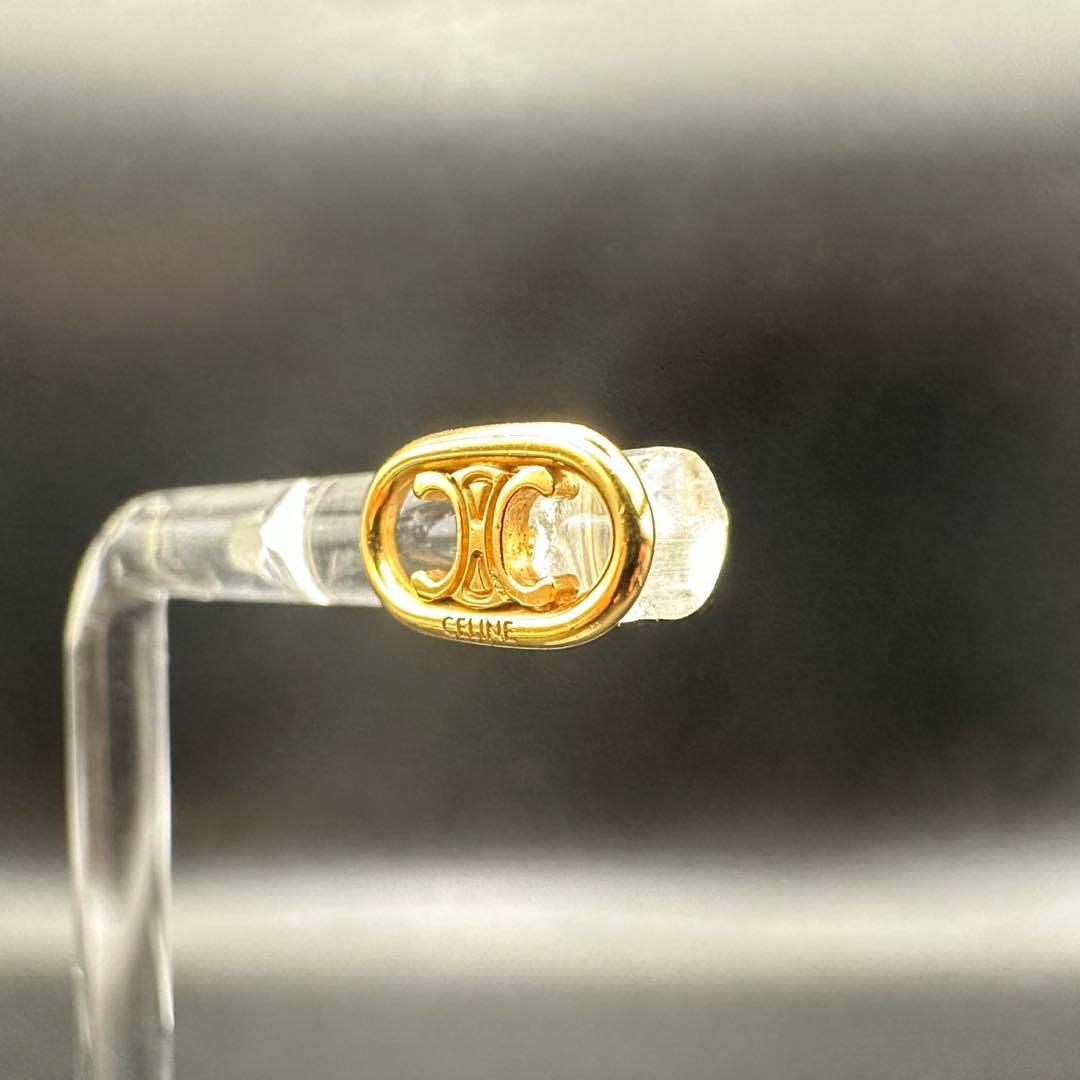 極美品✨　セリーヌ　ピアス　マイヨン　　ロゴ　トリオンフ　1320