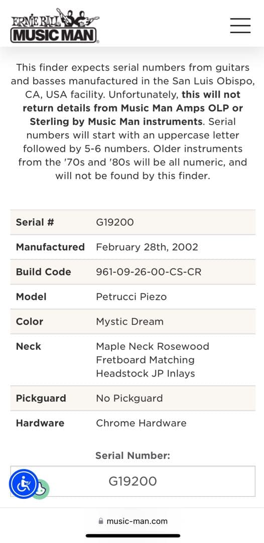 【希少パス付】Music Man JP6 / John Petrucci【レア】