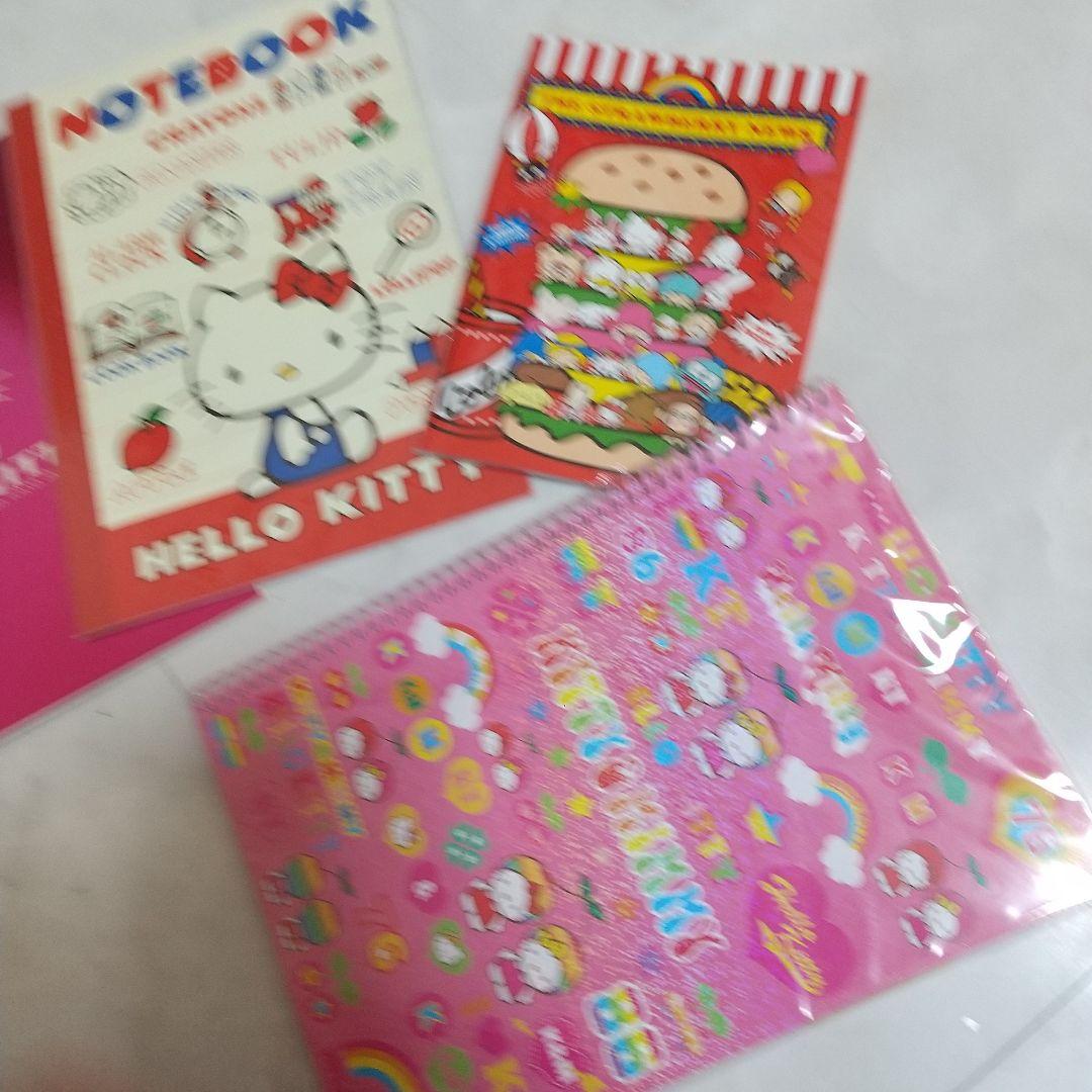 新品　ハローキティ　下敷き　ノート　セット 文房具