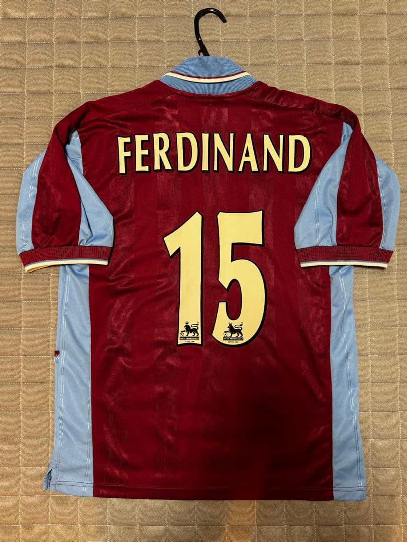 ウェア West ham 97/98  Rio Ferdinand