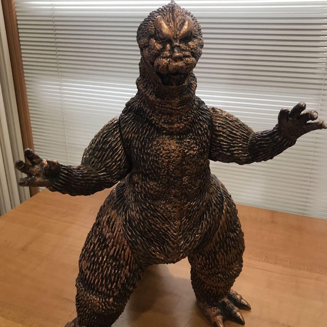 怪獣ソフビ　ゴジラ特大　ブロンズ限定版／バンダイ