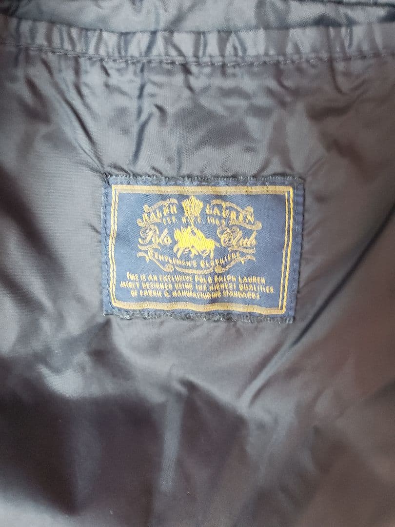 ポロバイラルフローレン ダウンジャケット 90S ネイビー