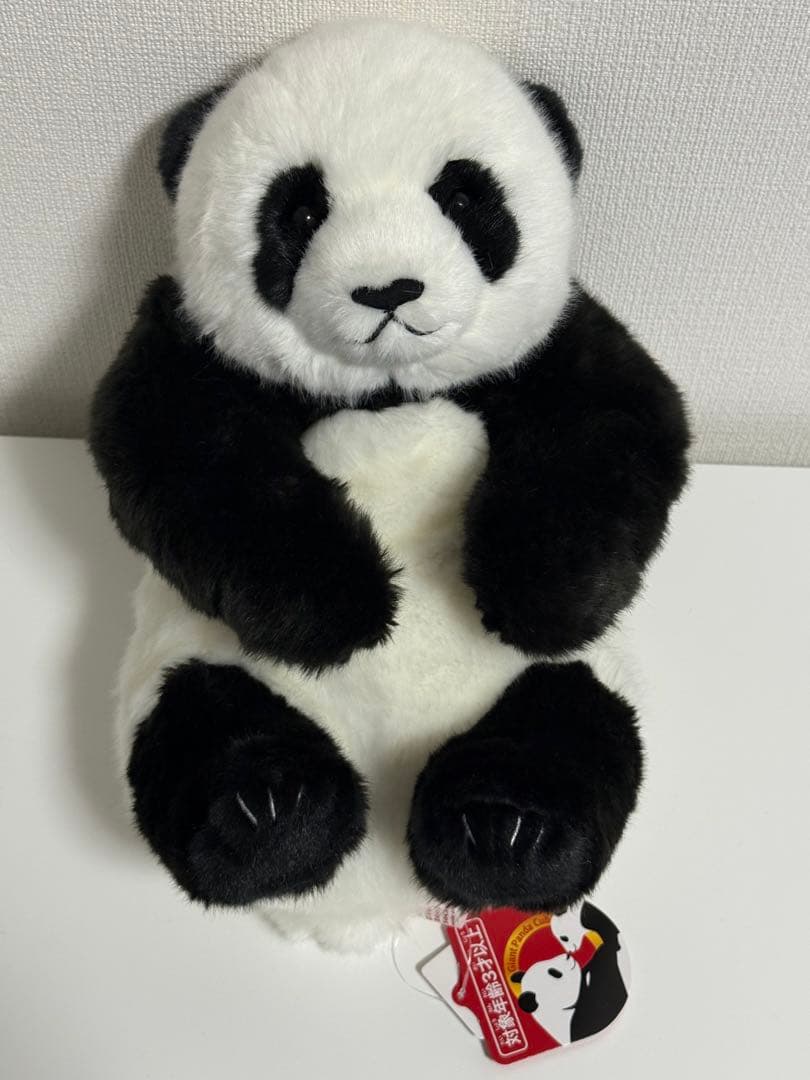 上野動物園 パンダ ぬいぐるみ抱っこ レイレイ　蕾蕾　吉徳