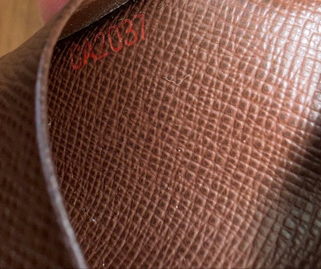 美品　ルイヴィトン　ダミエ　名刺入れ　カードケース