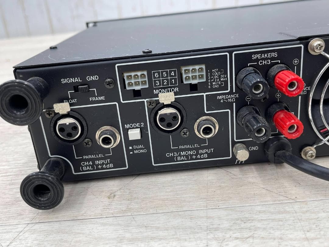 ビクター 4チャンネル パワーアンプ PS-A754 動作確認済 音響機器