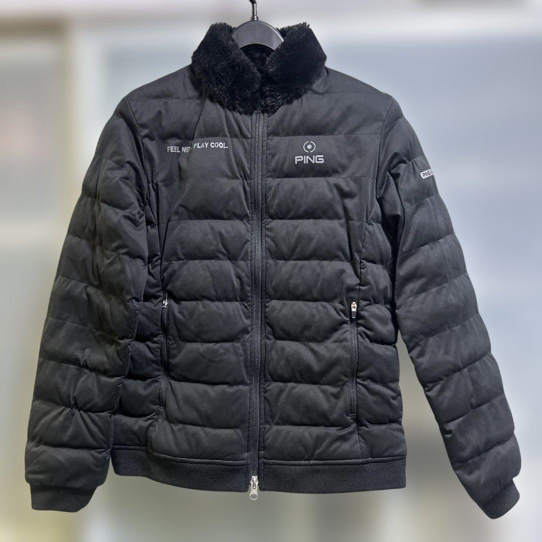 PING ♡中綿ジャケット ブラック　最終値下げ❗️