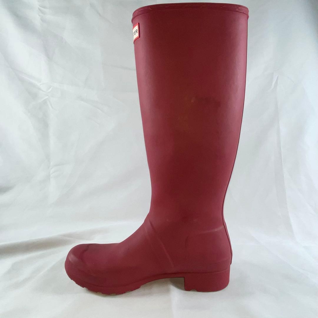 HUNTER ハンター レインブーツ レッド 24