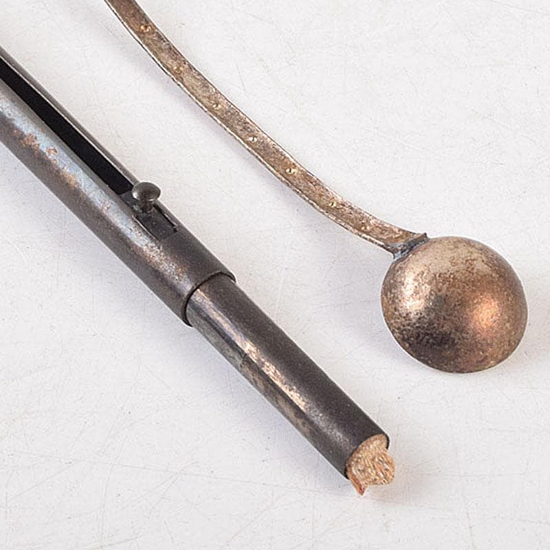 漆塗　嵩山堂製　携帯　書道具　肉池　朱肉入　印材入　小物付　共箱　C　R9173