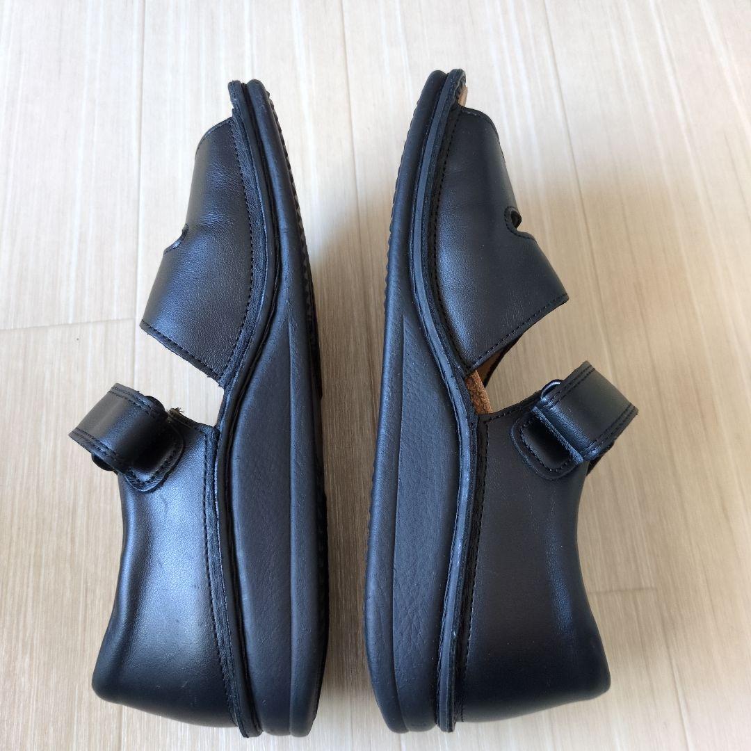 Finn Comfort 黒 コンフォートサンダル EU 38