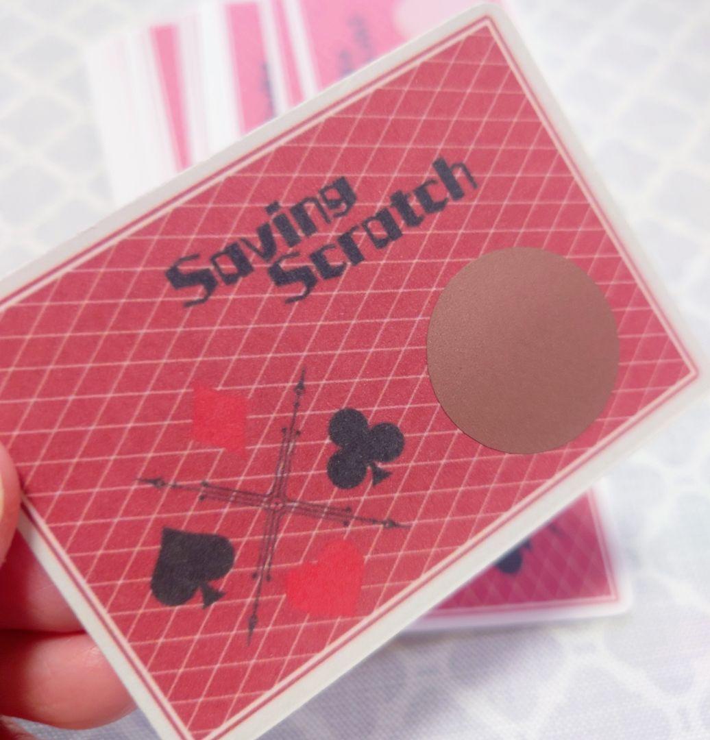 あやまる　Savingスクラッチ３種　A6リフィル２種