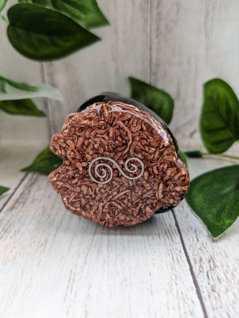 【yucco89】エンジェルオーラクォーツのかばちゃん形オルゴ☆他２点