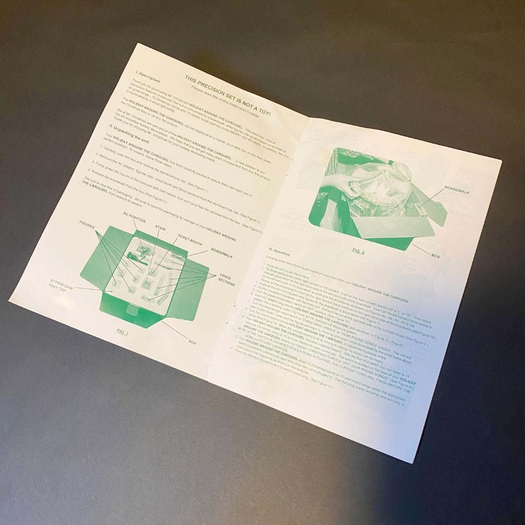 【超美品・完動品】Mr.Christmas ミスタークリスマス メリーゴーランド