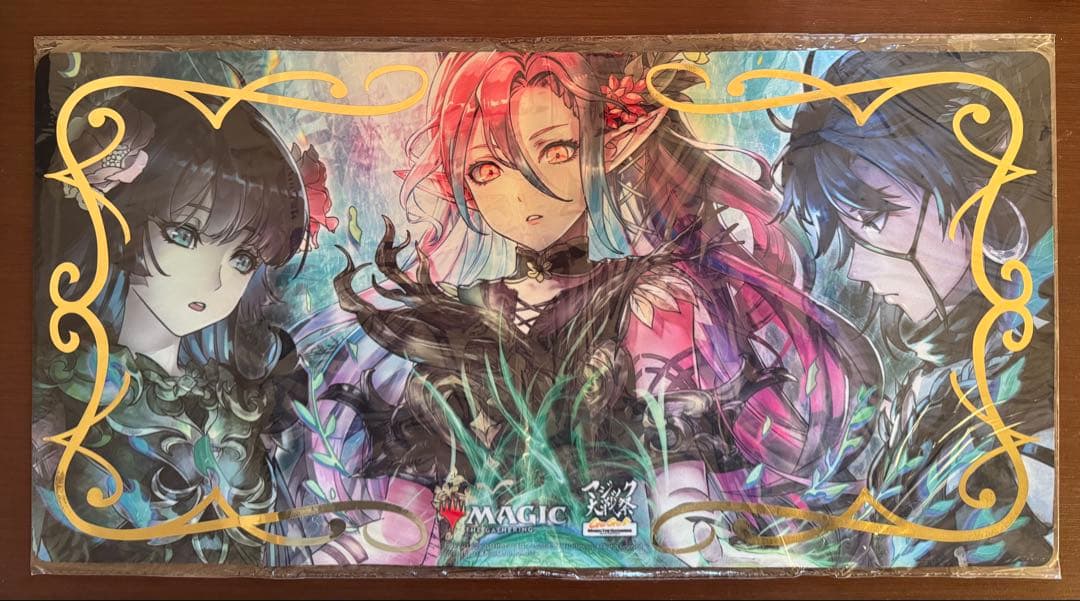 マジック大戦祭　ラノワールのエルフ　プレイマット 箔押し版