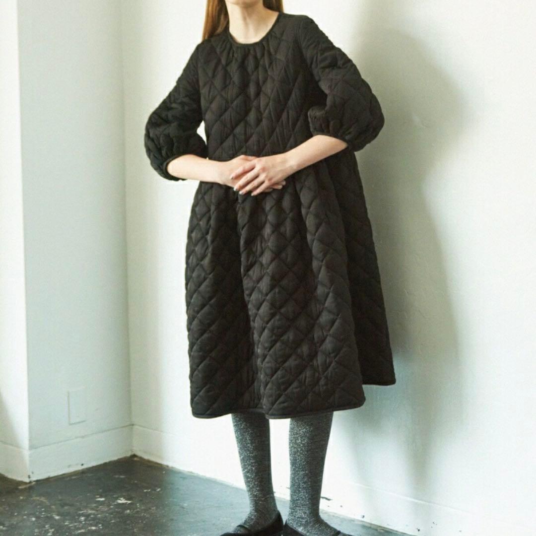 CAROLINA GLASER カロリナ グレイサー ワンピース キルティング