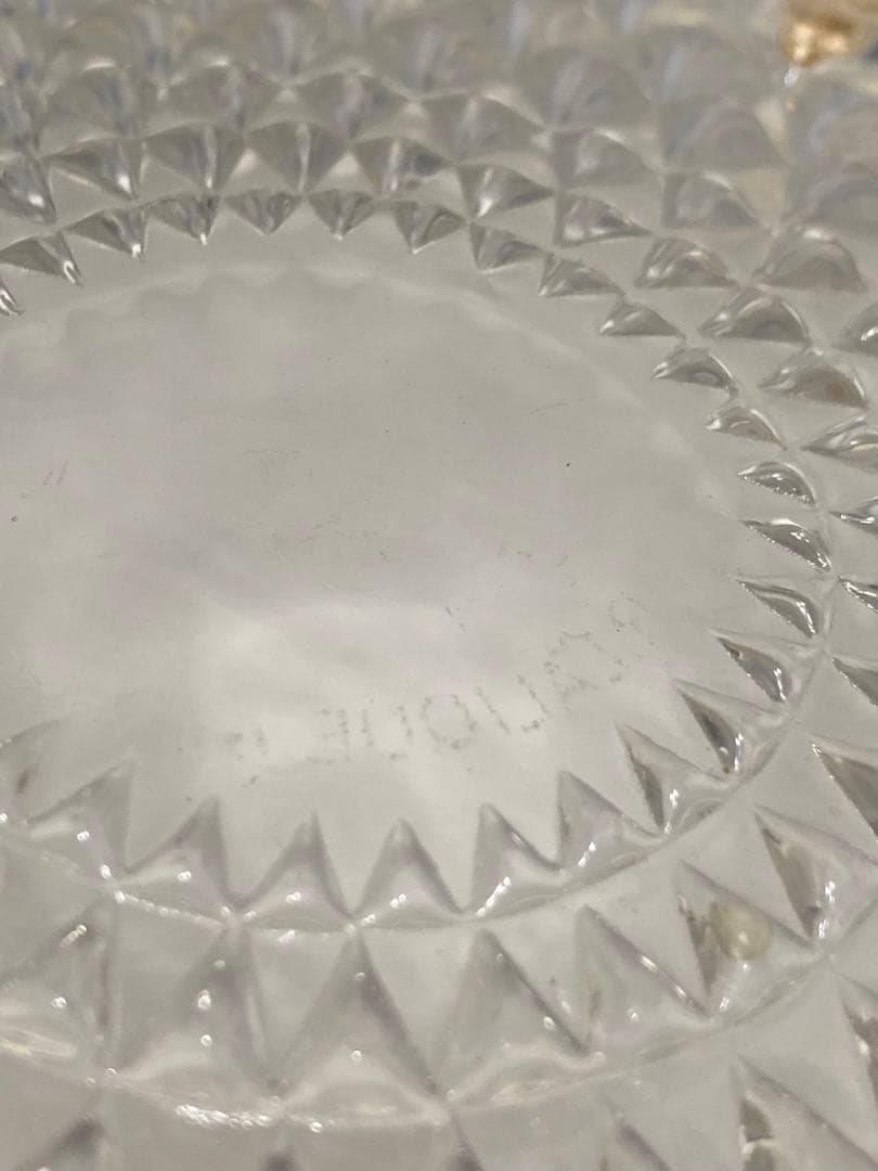 ルネ・ラリック ロザス プレート 大皿 ガラス皿 花柄 バラ窓 1930年代