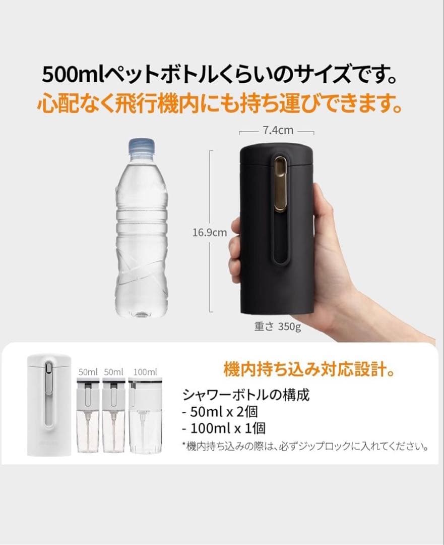 ブリーデン シャワーボトル トラベルボトル