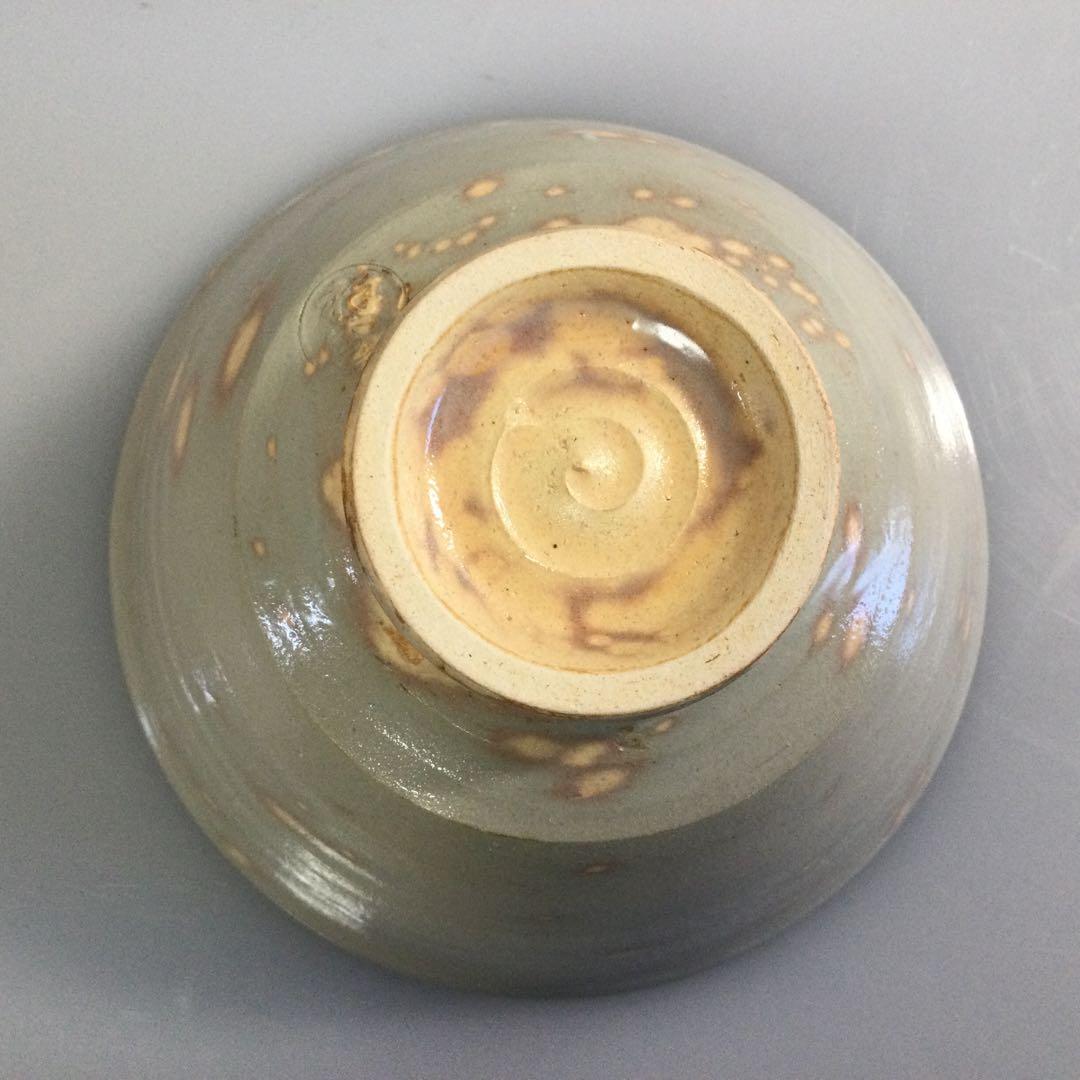 青伊羅保茶碗『玉水』遠藤祥雲作 大徳寺龍源院 細合喝堂書付 茶道具 T877