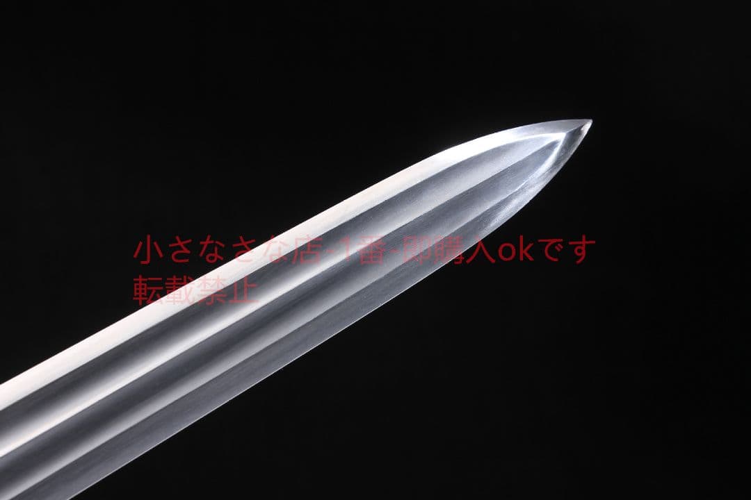 戦神二溝中型上等烏木高マンガン鋼 古兵器 武具 刀装具 日本刀 模造刀 居合刀