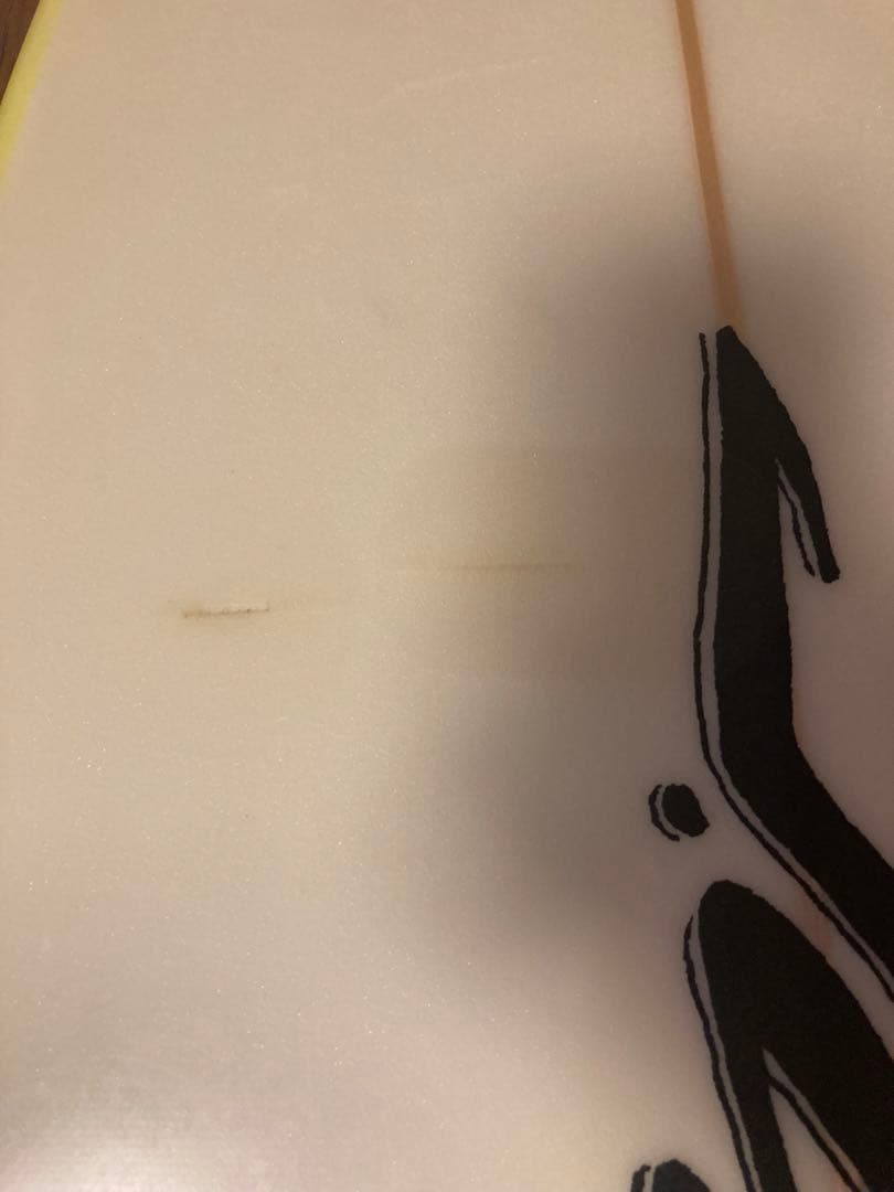 yuサーフボード 6'0フィン付き