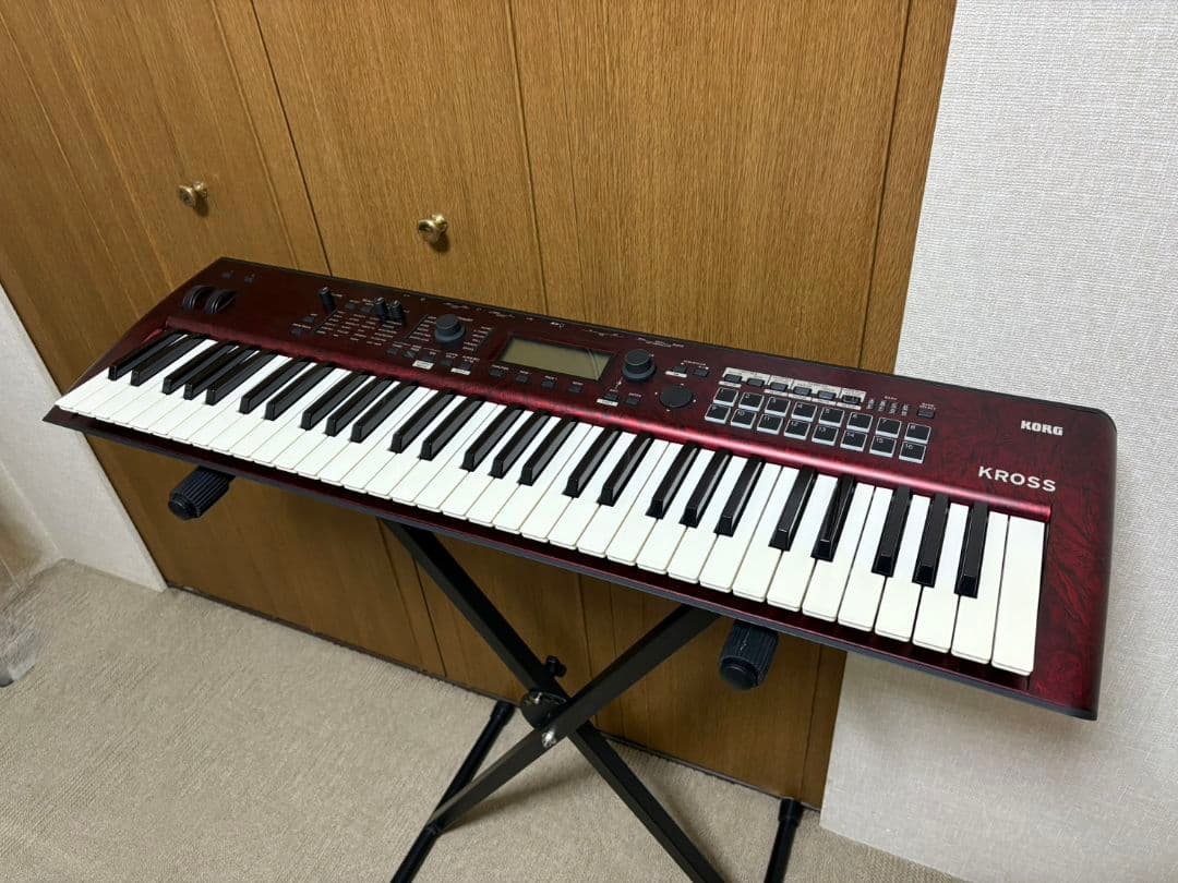 KORG KROSS 2 61鍵 レッドマーブル 純正ソフトケース付き