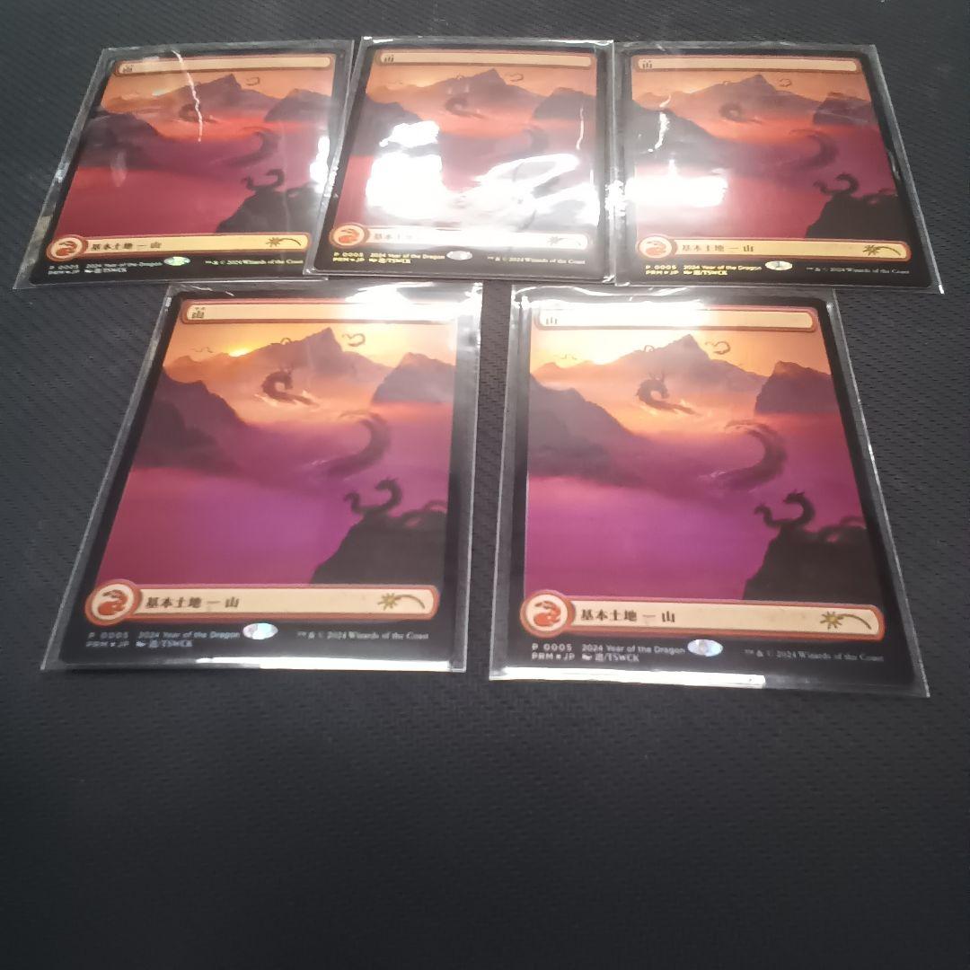 マジック：ザ・ギャザリング 山チャレンジ　 山5枚セット