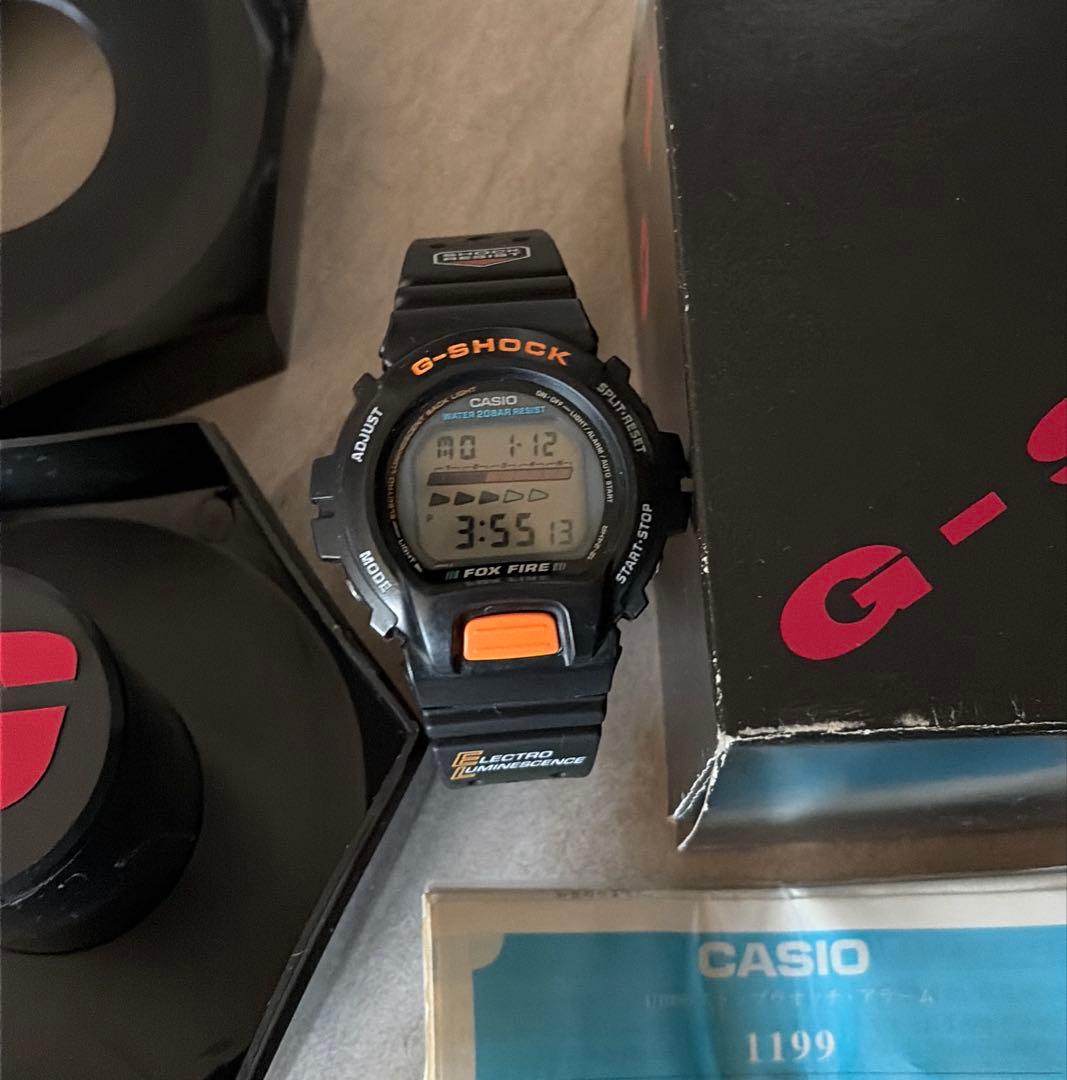 CASIO G-SHOCK DW-6600 ブラック×オレンジ FOX FIRE