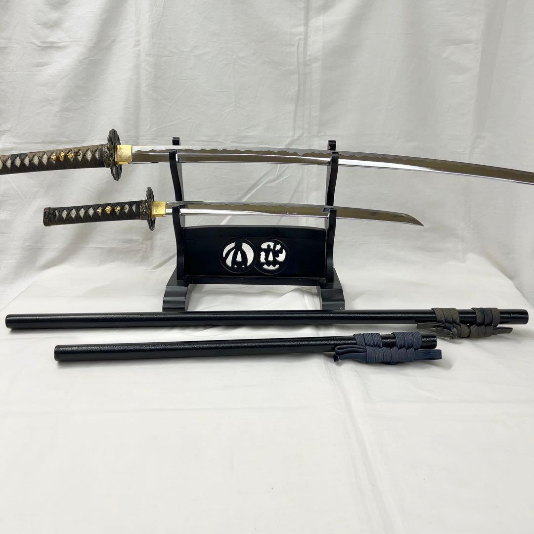 模造刀 二本差し 菊紋 図 太刀 脇差