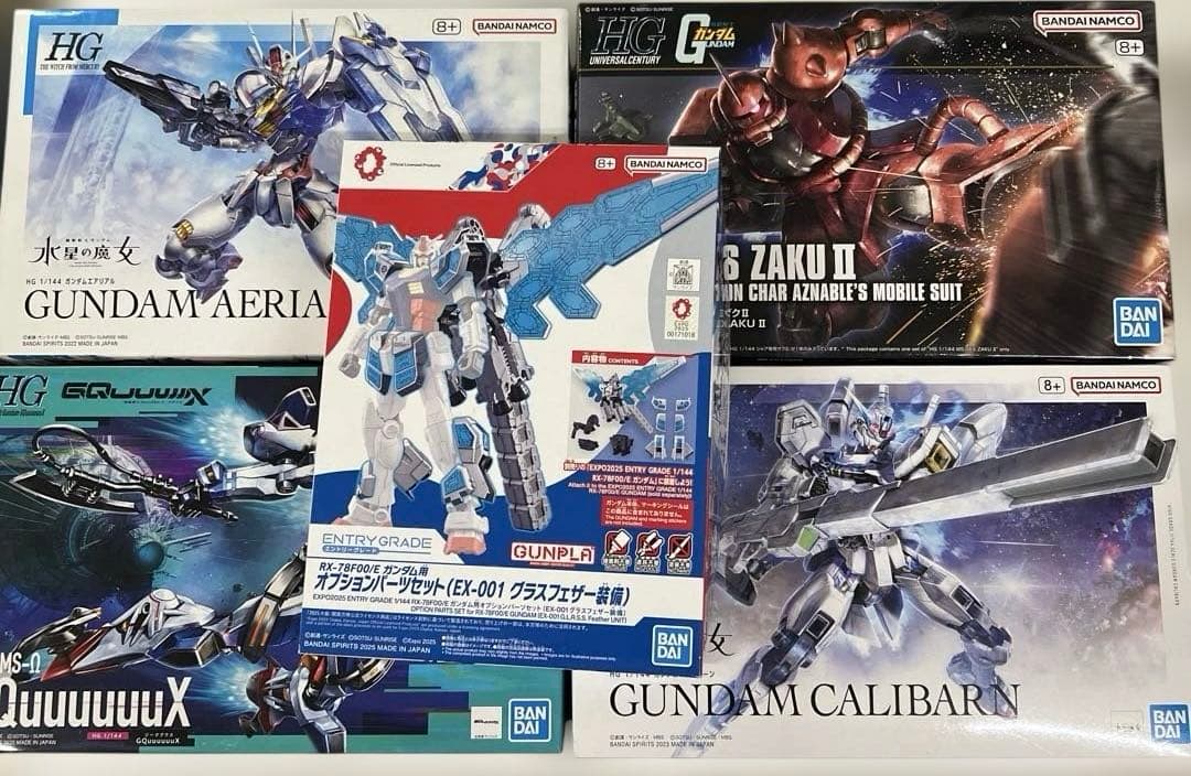 1/144ガンプラ5箱