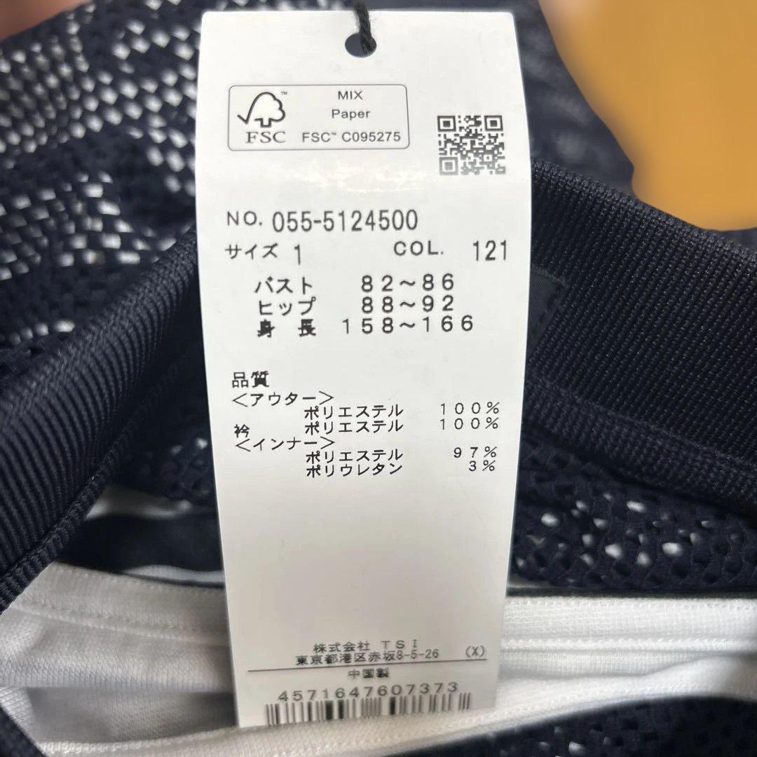 ★新品タグ付き PEARLY GATES メッシュワンピース ネイビー★