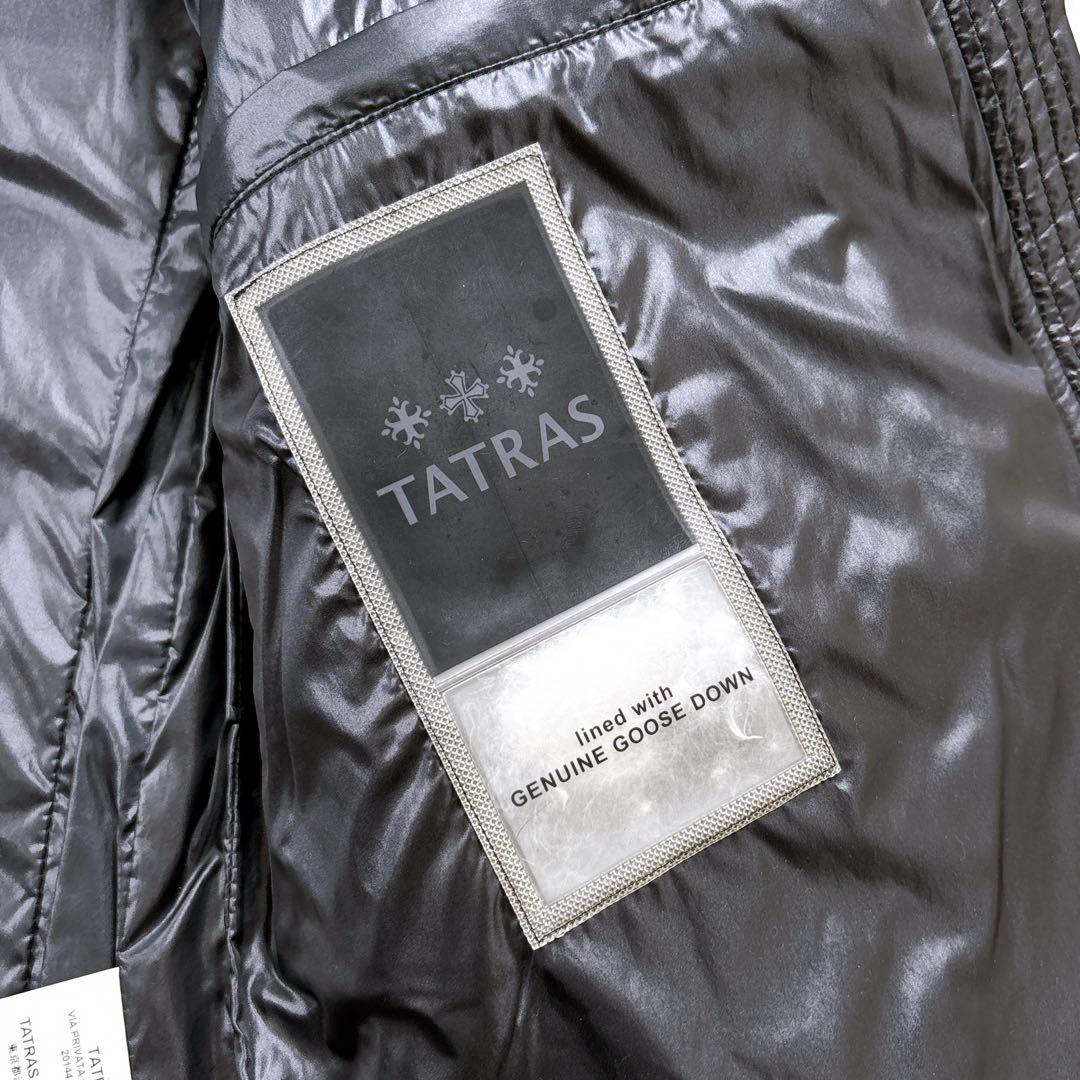【ジャンク品⭐️サイズ3】タトラス　ダウンジャケット　サッビア　切り替え 黒　格安