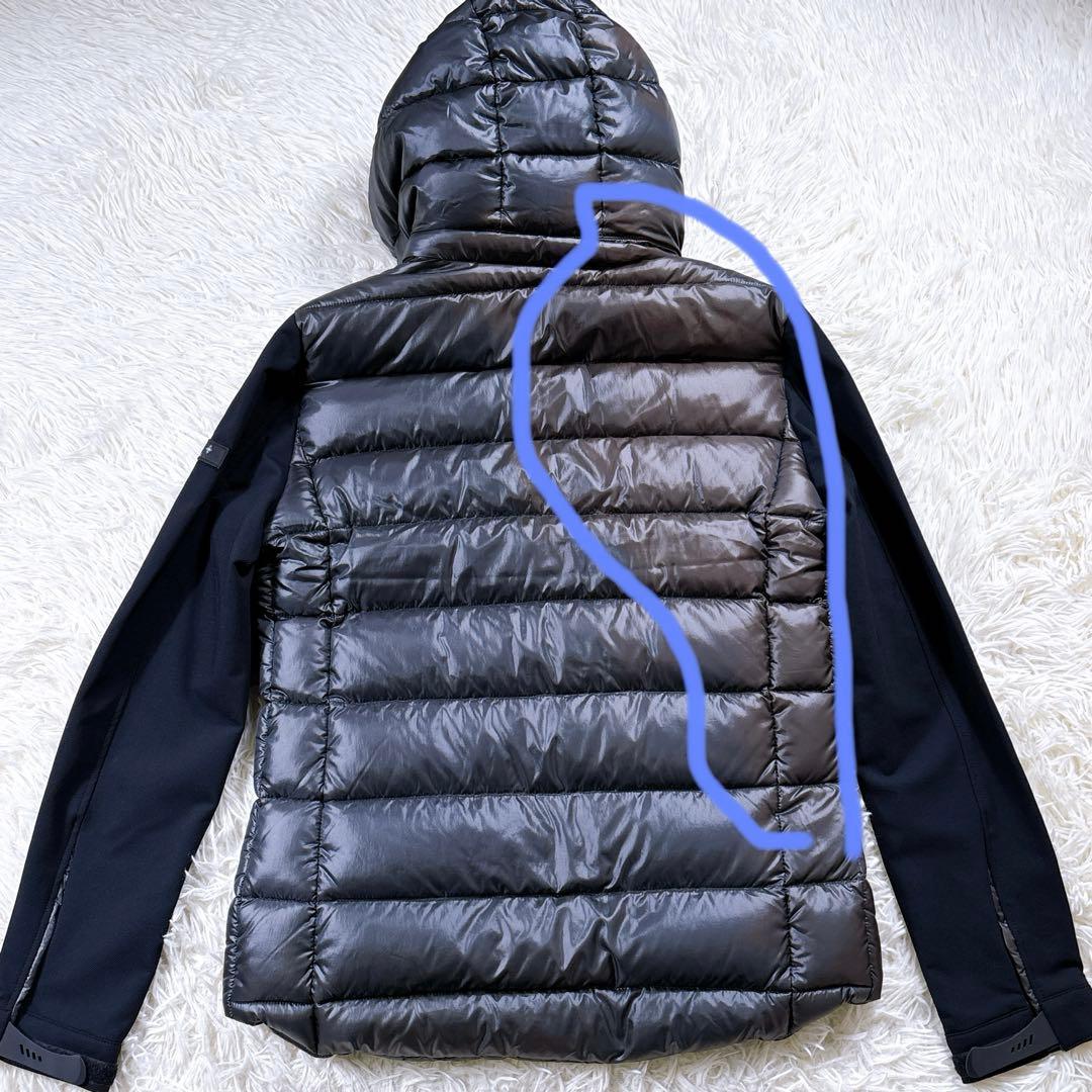 【ジャンク品⭐️サイズ3】タトラス　ダウンジャケット　サッビア　切り替え 黒　格安