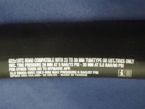 マビック OPEN DISC ディスクブレーキ用ホイール シマノ用11速12速