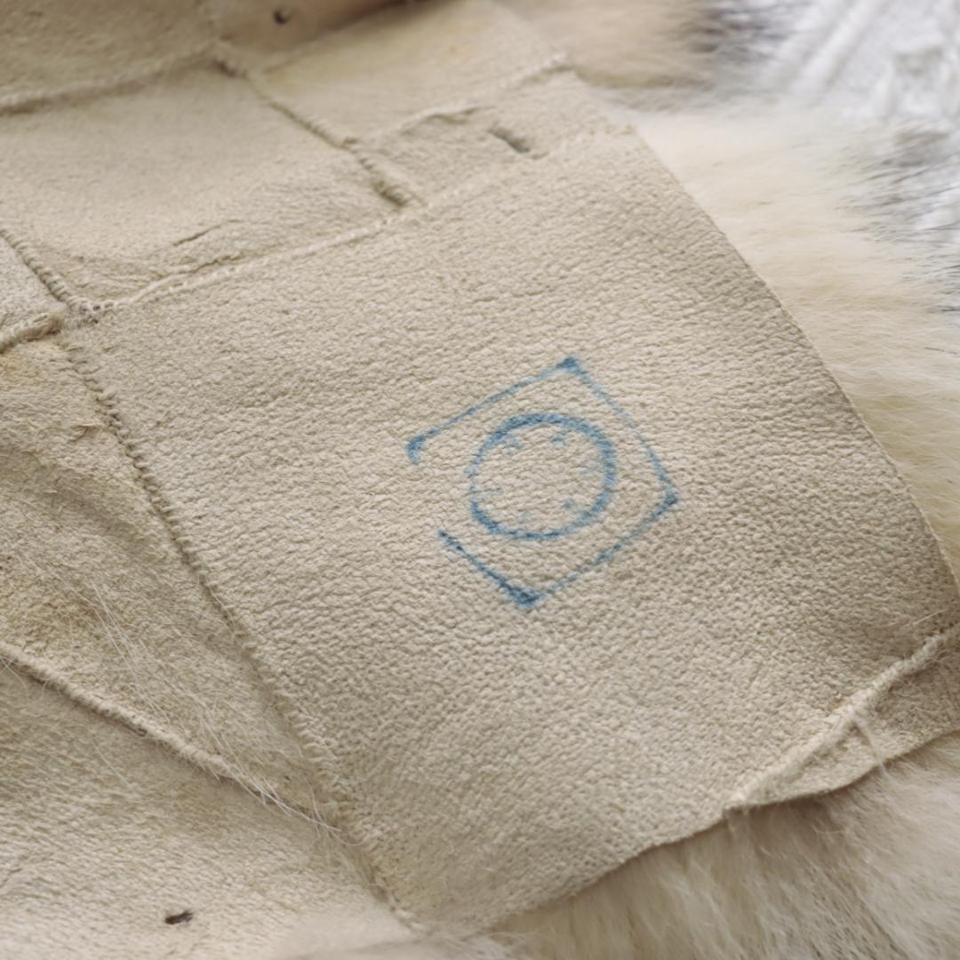 オーストラリア製　高級リアルファー　ムートンマット　ラグ　パッチワークカンガルー