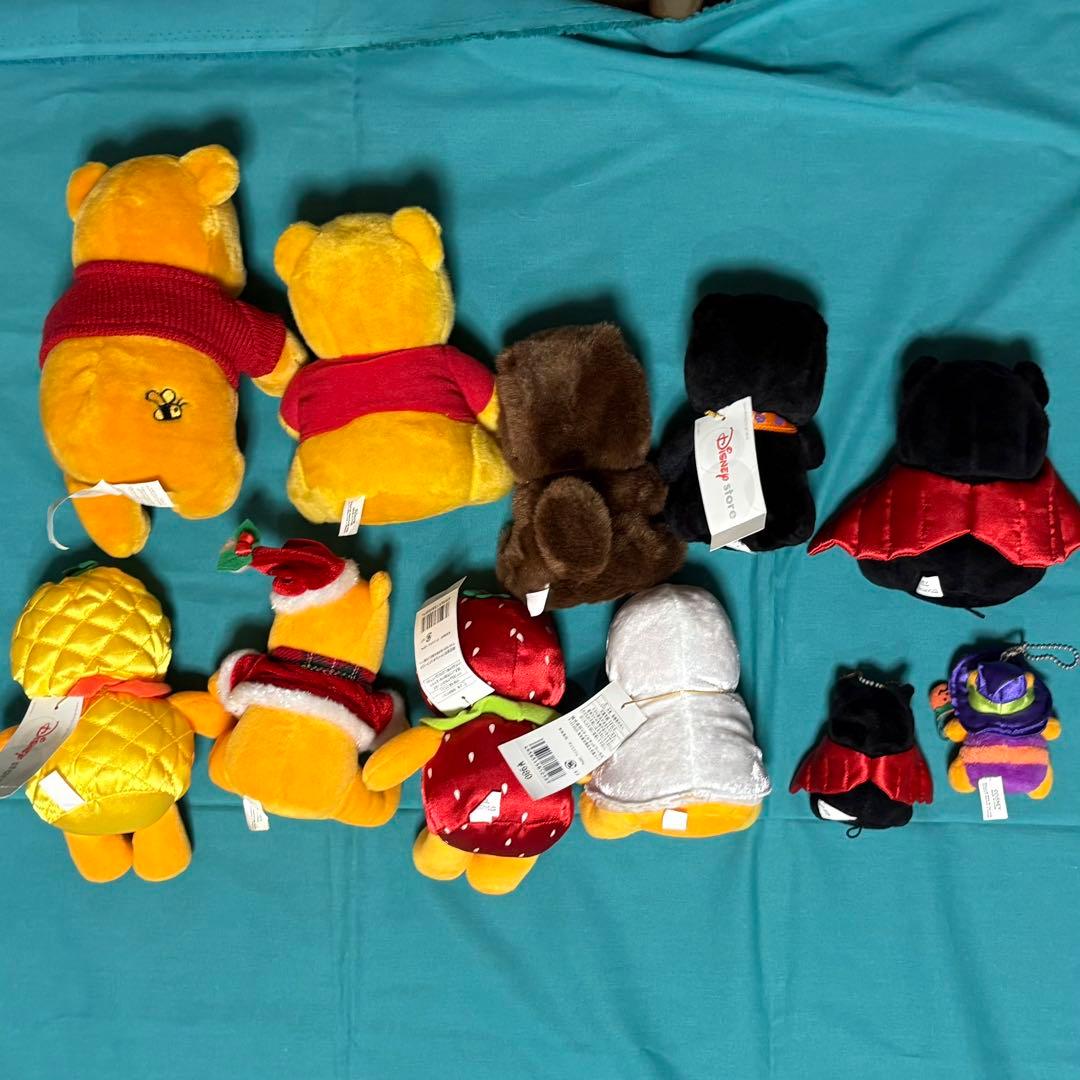ディズニー くまのプーさん ぬいぐるみ まとめ売り 11点セット レトロ