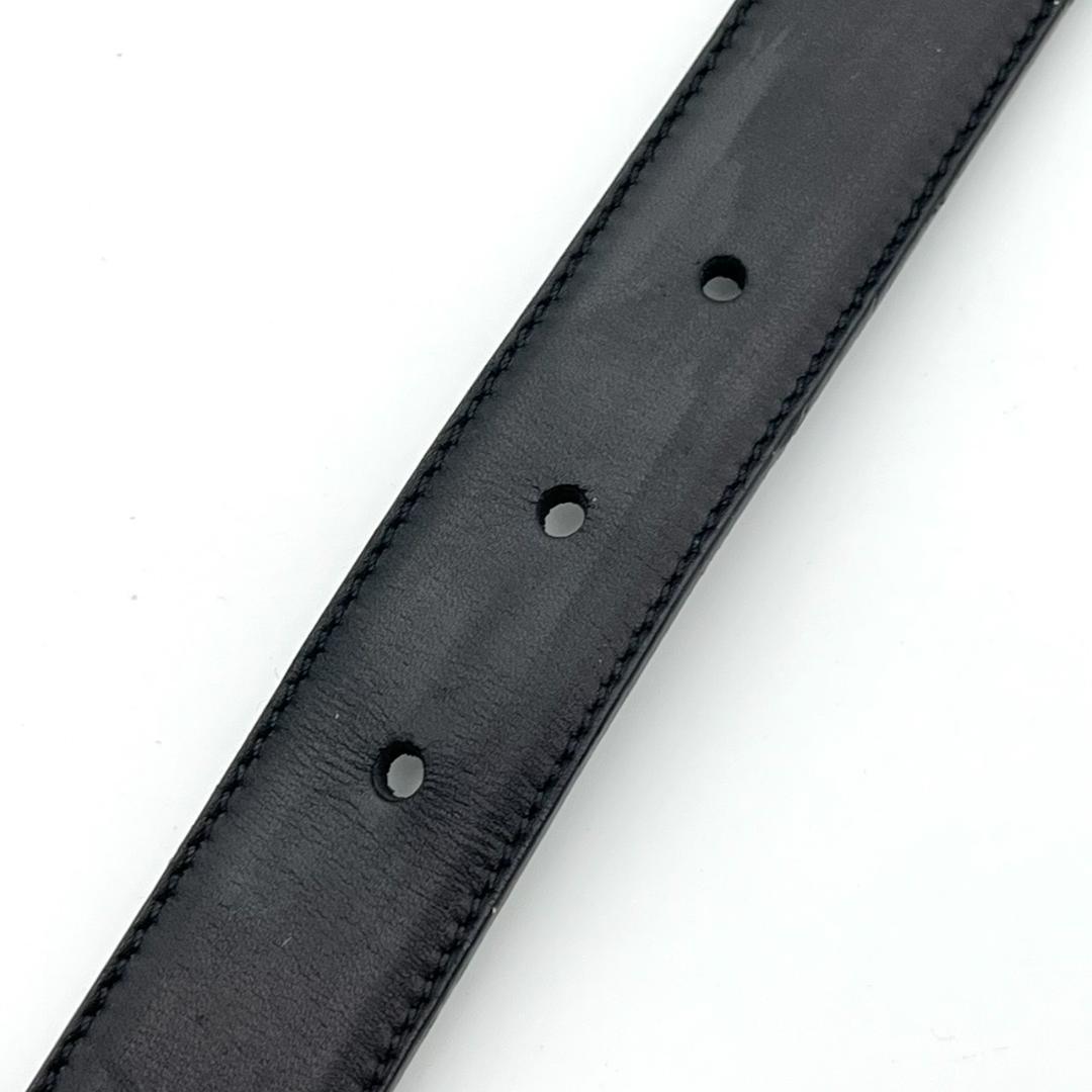 フェラガモ ベルト レディース ダブルガンチーニ レザー 本革 ブラック