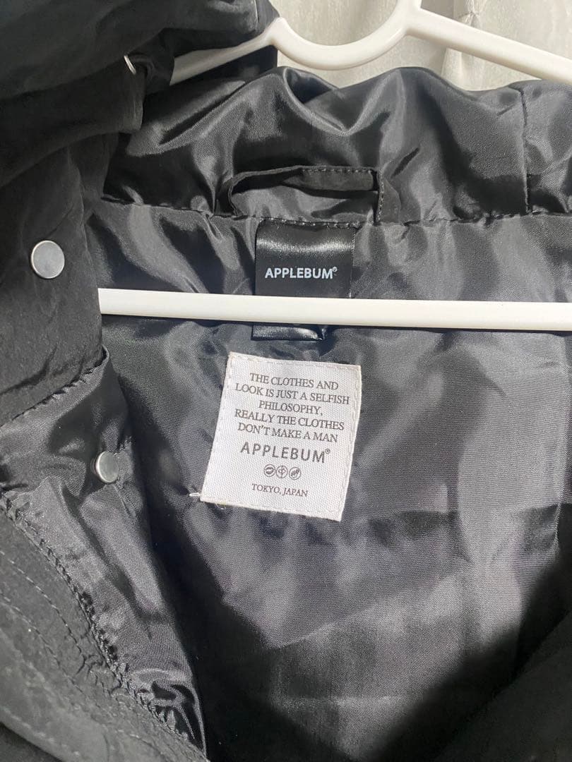 ジャケット・アウター APPLEBUM SHORT PUFF HOOD JACKET