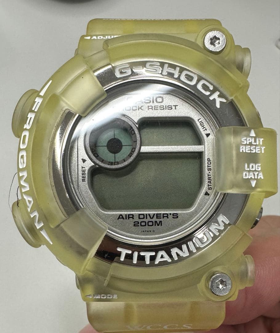 G-SHOCK FROGMAN WCCS 電池切れ