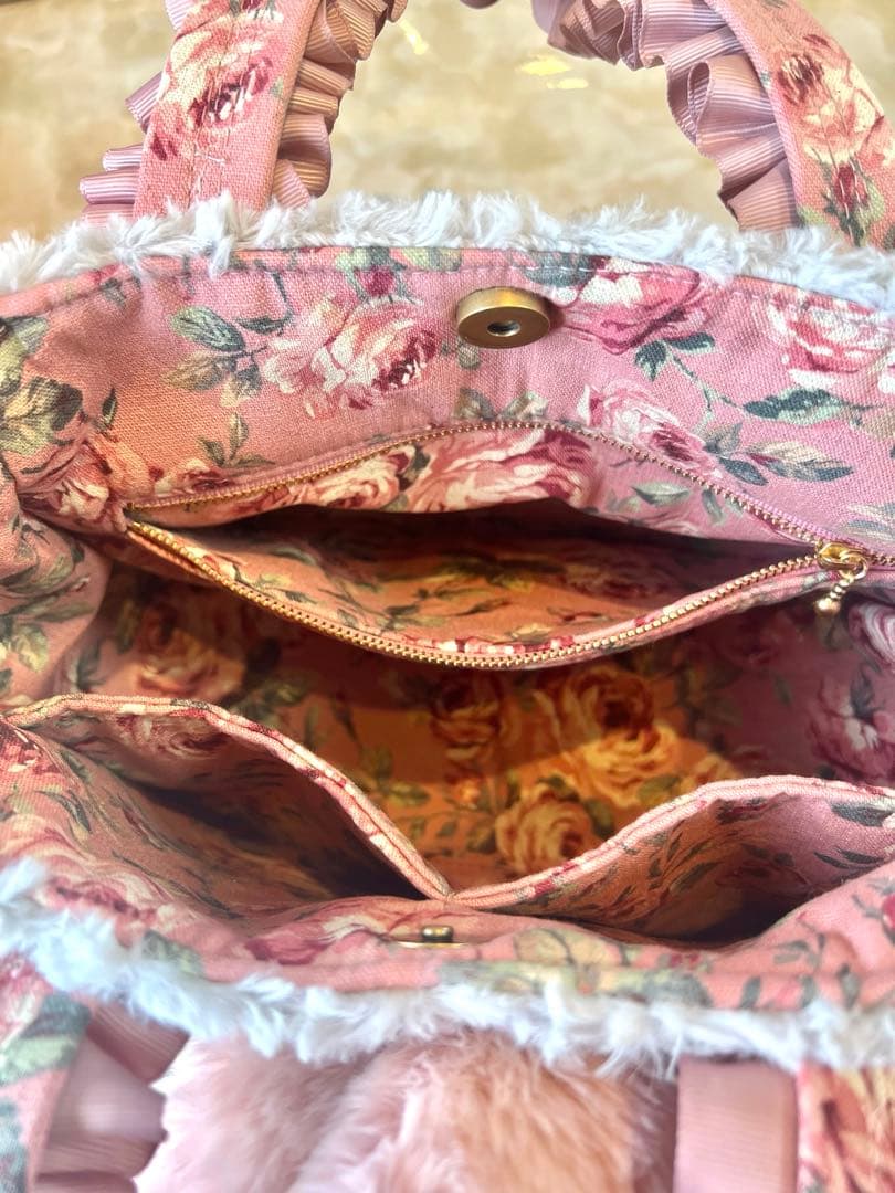 あ*き様 コヤンイサムチョン　ショルダー付きサイドポケットファーバッグ　サバ猫ち