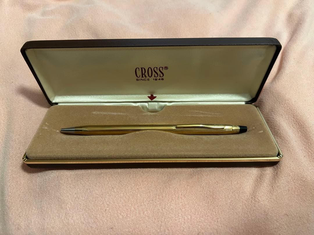 美品　CROSS クロスボールペン　10金張No.4502