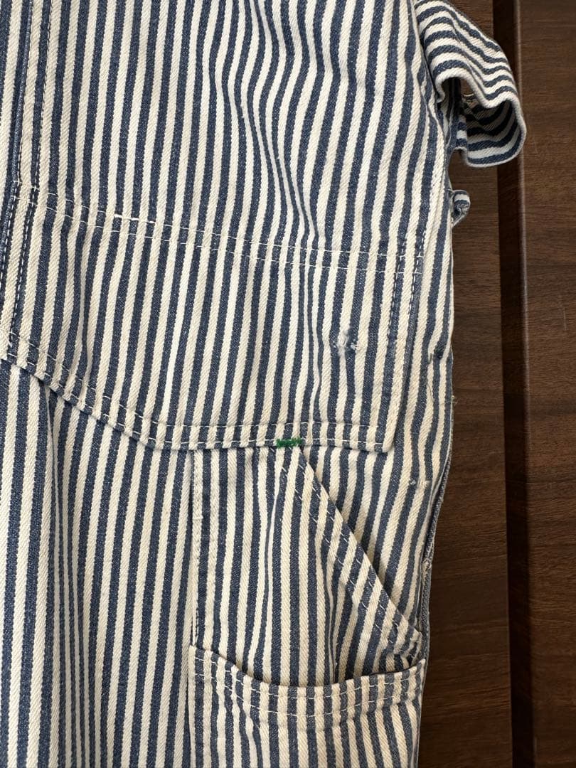 中*昌様 50s BIGSMITH エプロン付き　オーバーオール ヒッコリー　ダ