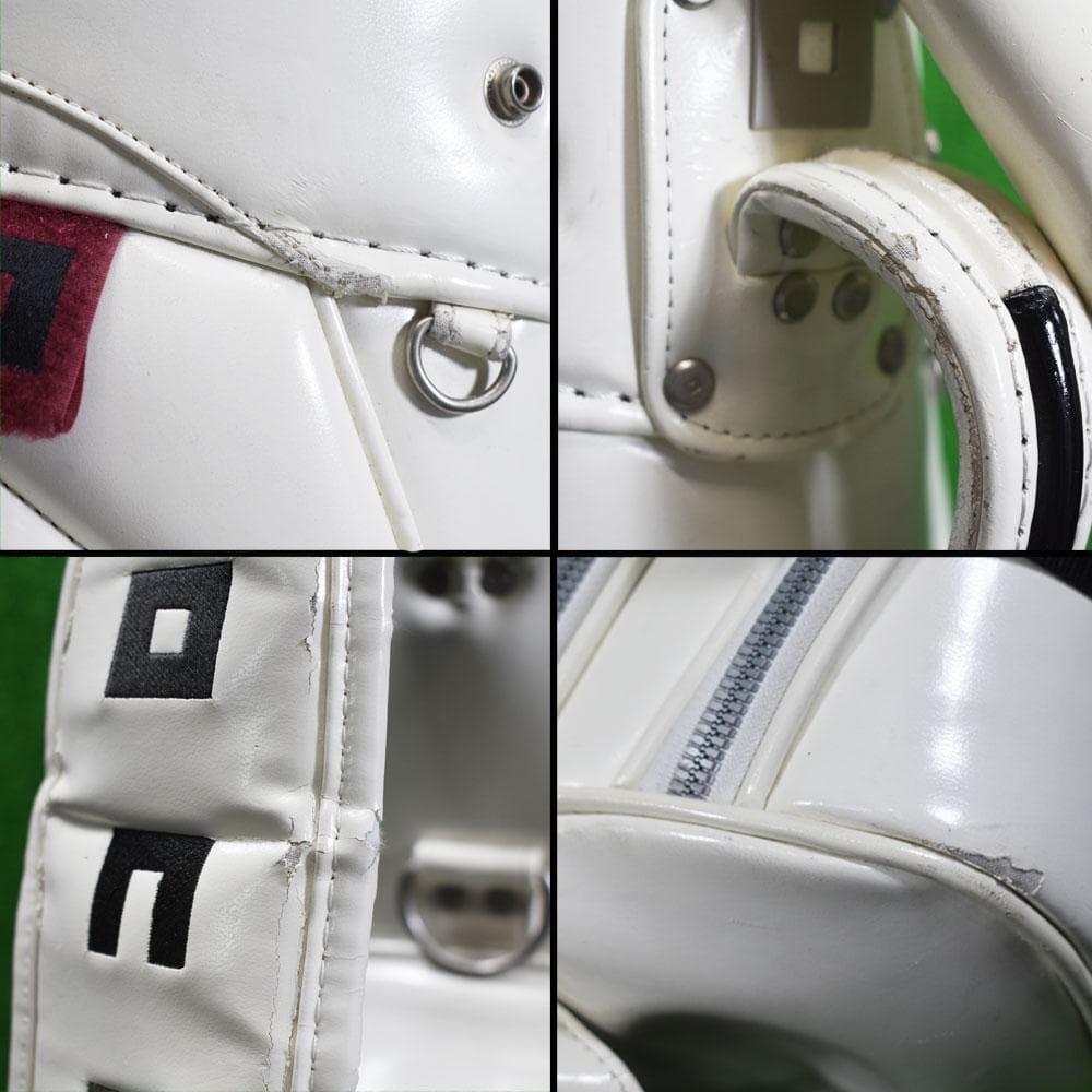 ONOFF/オノフ ゴルフ キャディバッグ９型【ホワイト】中古！