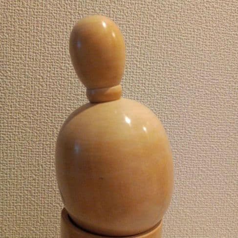 佐藤翠崕 創作こけし 菊の想い 内閣総理大臣賞受賞作家