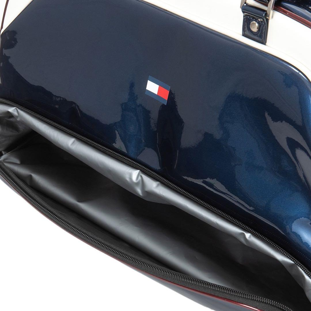 新品★トミーヒルフィガー★ゴルフバッグ エナメル ボストンバッグ