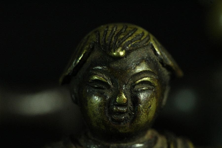 茶道具 唐物 三唐子 蓋置 時代物(K-A824)