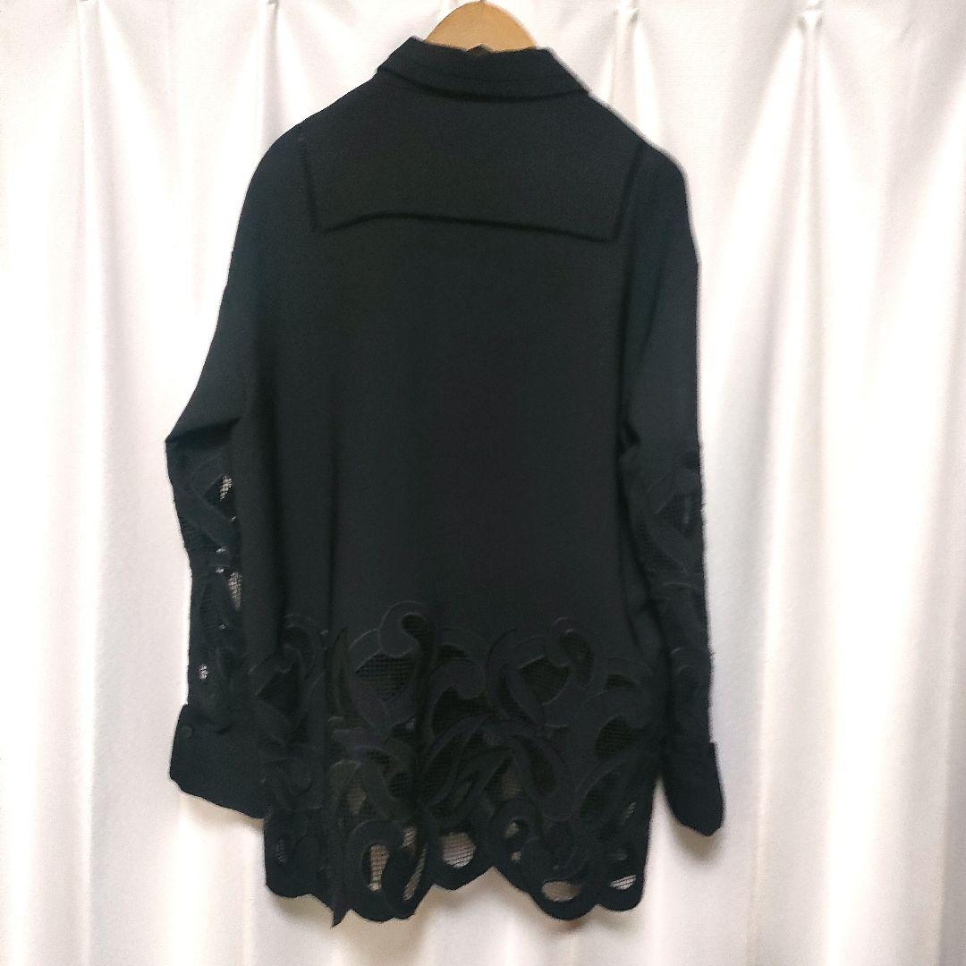 【美品】PUBLIC TOKYO パブリックトウキョウ カットワークレースシャツ
